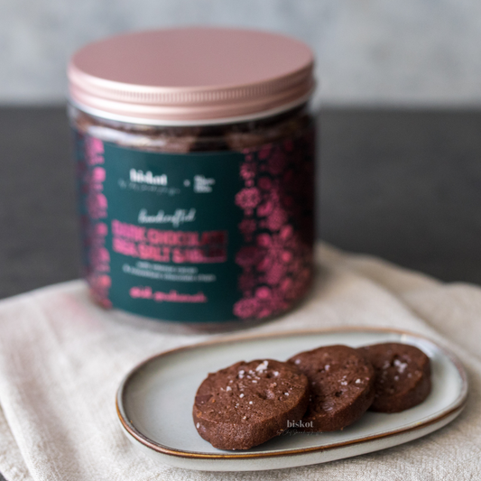 Dark Chocolate Sea Salt Sablés