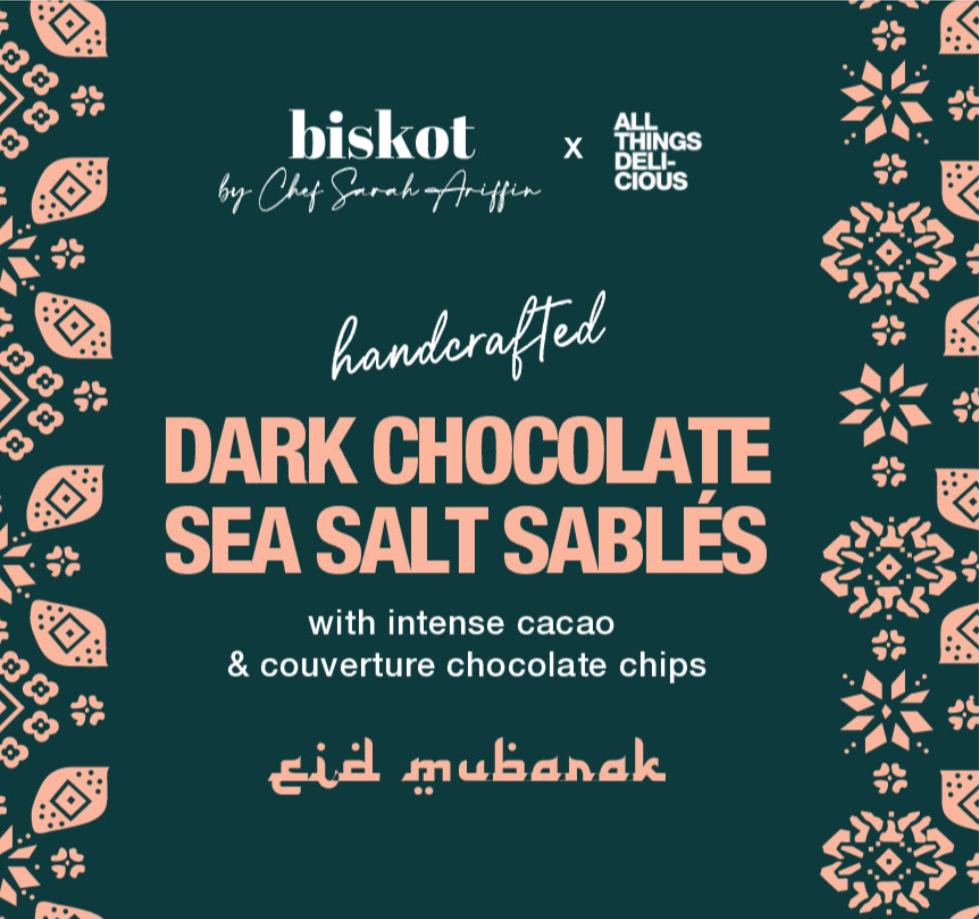 Dark Chocolate Sea Salt Sablés